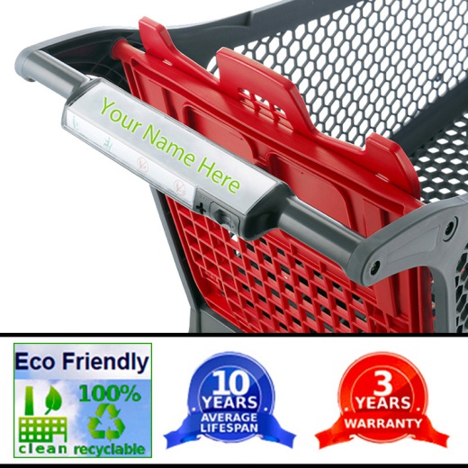Image of Plastic Supermarket Trolley - 100% Recyclable (75 Litres)